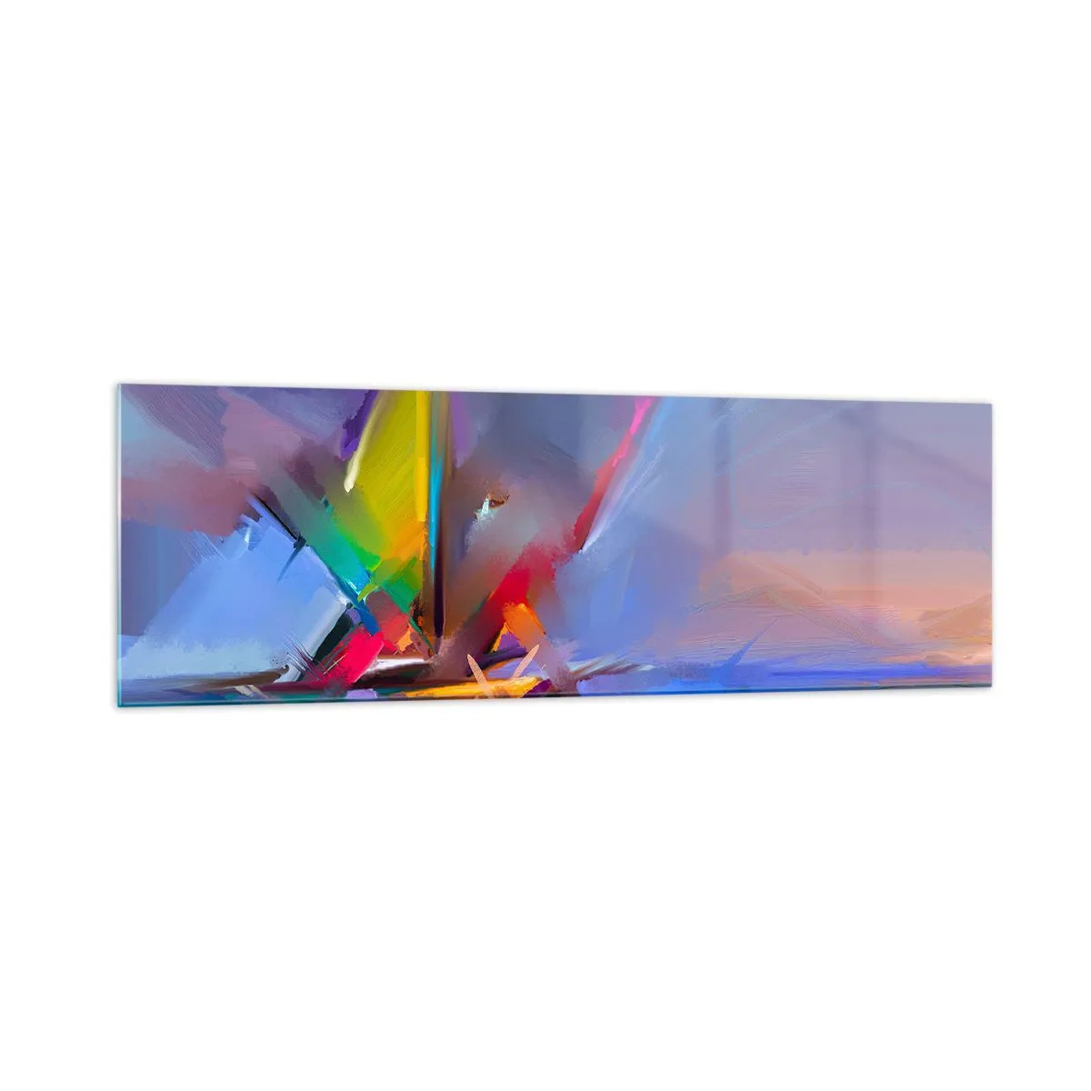 Glass picture - Flew like s Bird - 160x50 cm