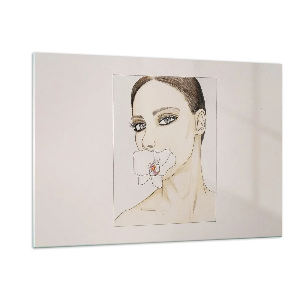 Glass picture - Symbol of Elegance and Beauty - 120x80 cm