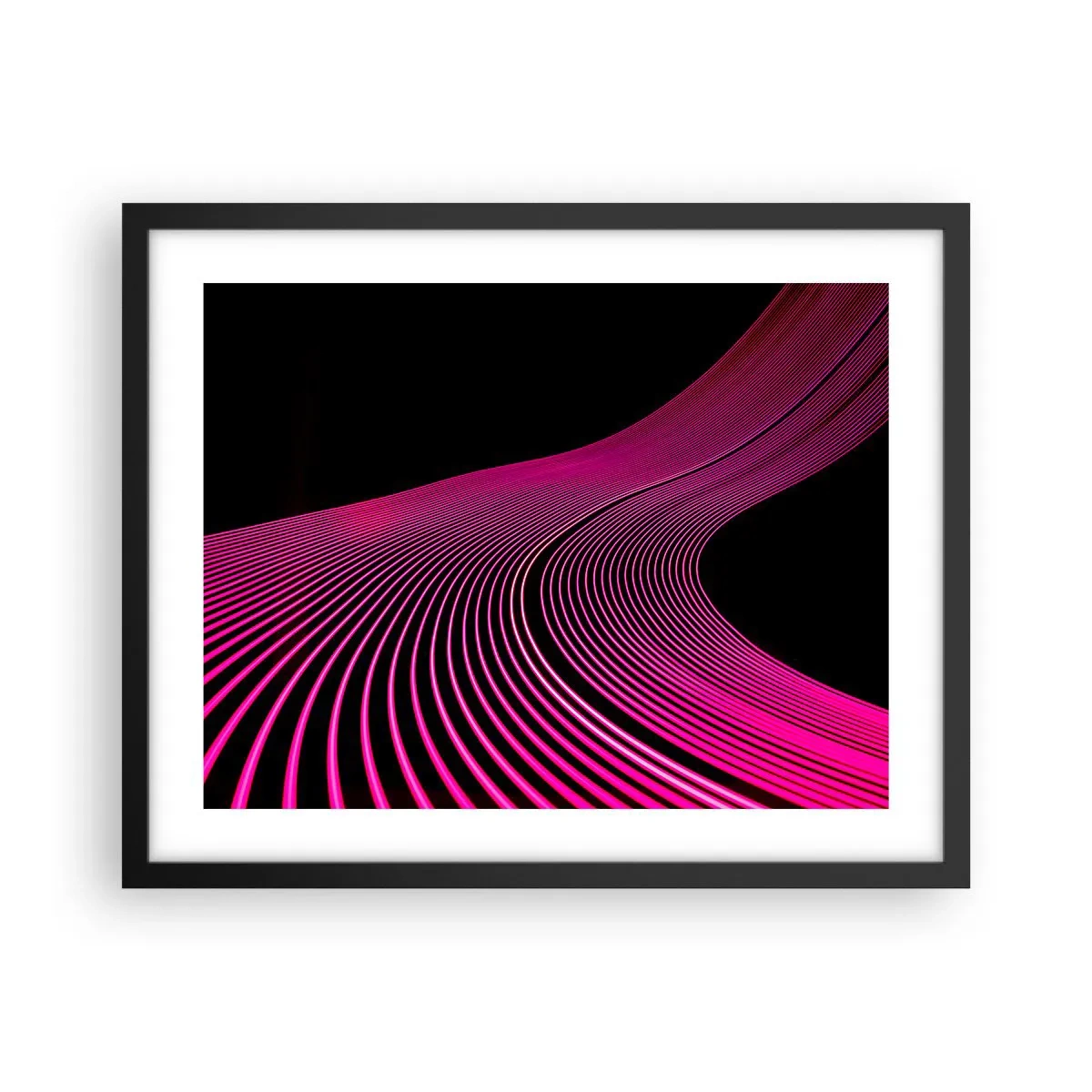 Poster in black frame - Alley of Light - 50x40 cm