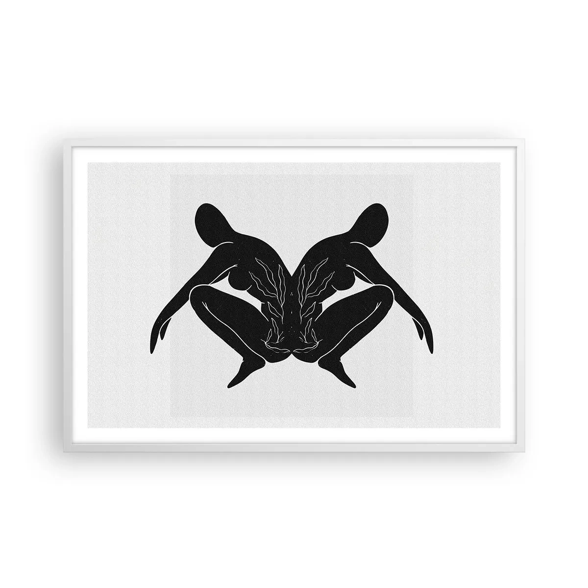 Poster in white frmae - Mutual Soul - 91x61 cm