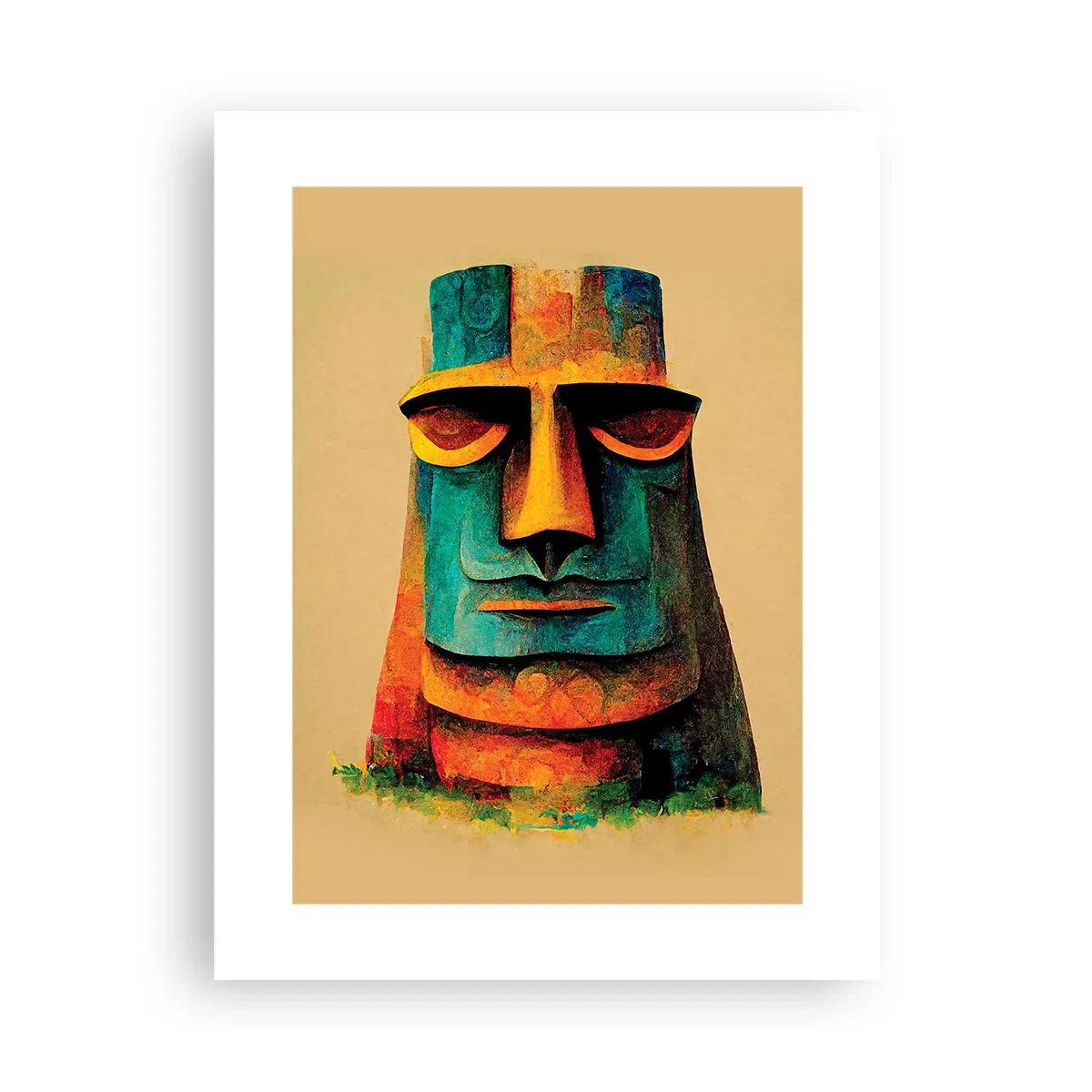 Poster - Statuesque but Friendly - 30x40 cm