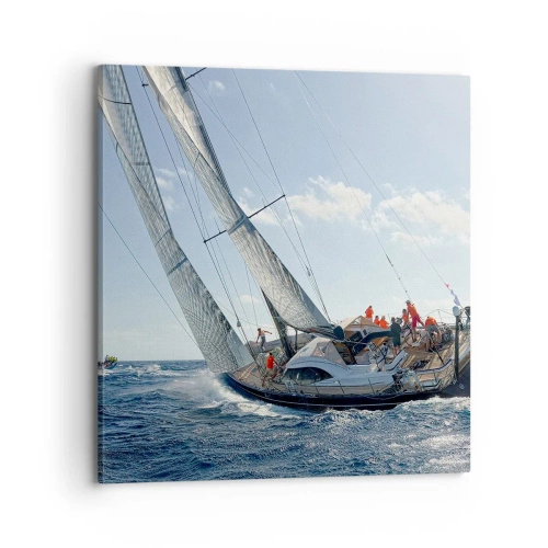 Canvas picture - Let the Better Win - 70x70 cm