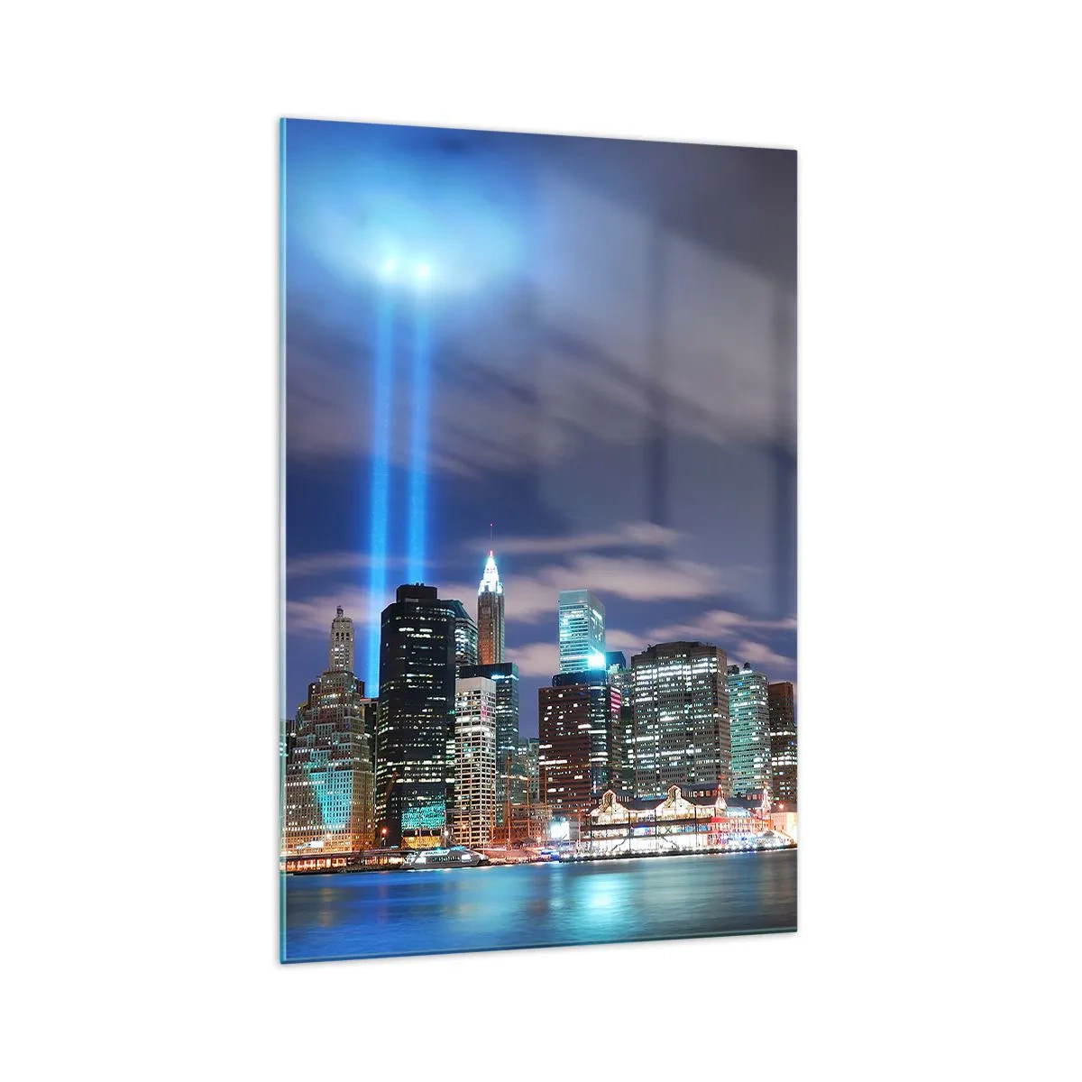 Glass picture - Reaching Sky with Light - 70x100 cm