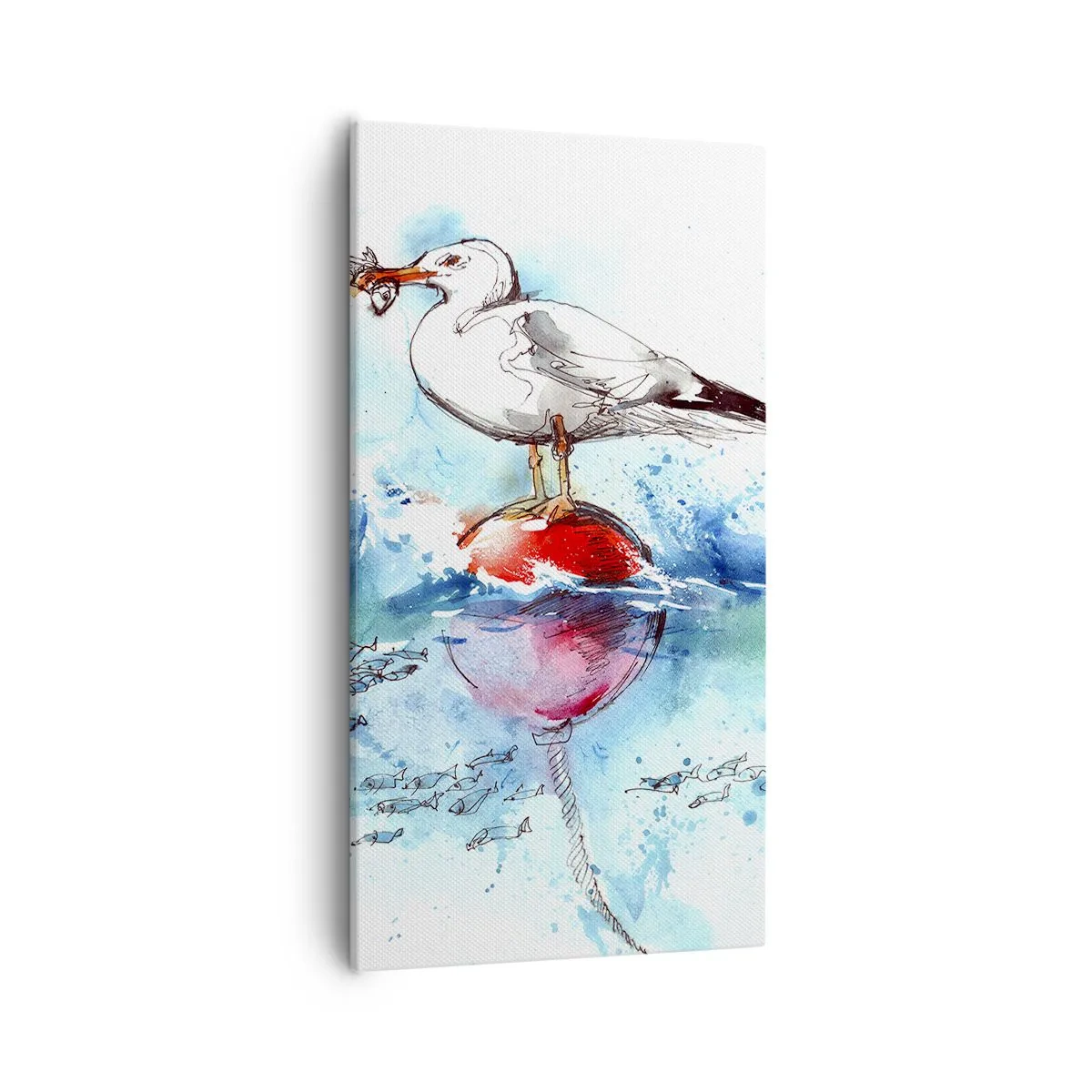 Canvas picture - Good Catch - 55x100 cm