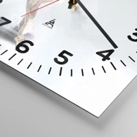 Clock face with numbers