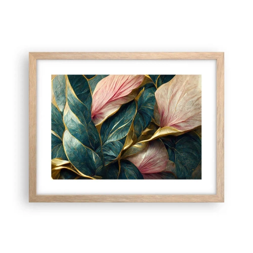 Poster in light oak frame - Natural Elegance and Style - 40x30 cm