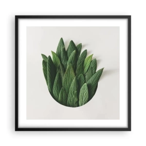 Poster in black frame - Untamed Curiosity - 50x50 cm