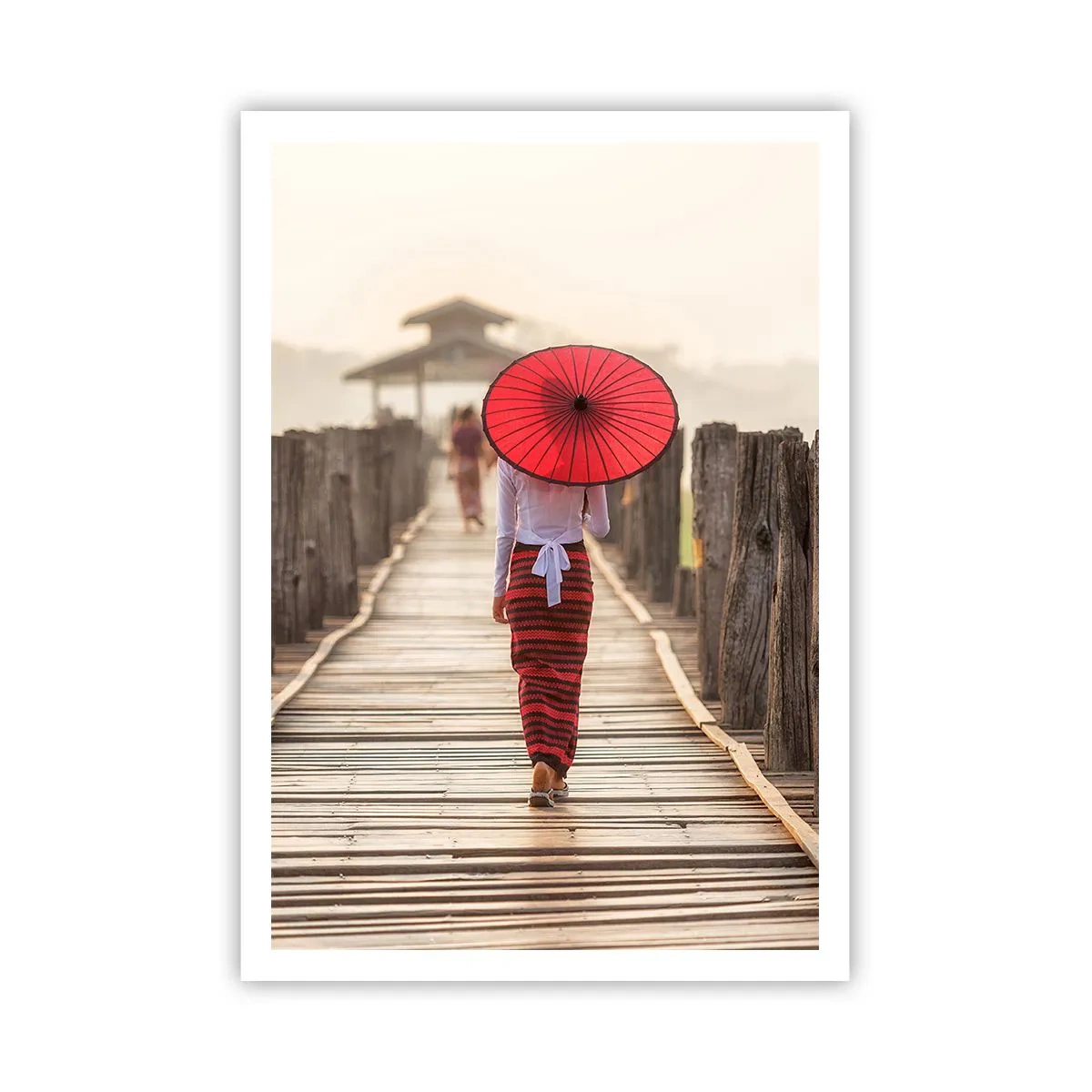 Poster - On an Old Bridge - 70x100 cm