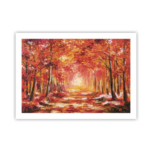 Poster - Copper Forest - 70x50 cm