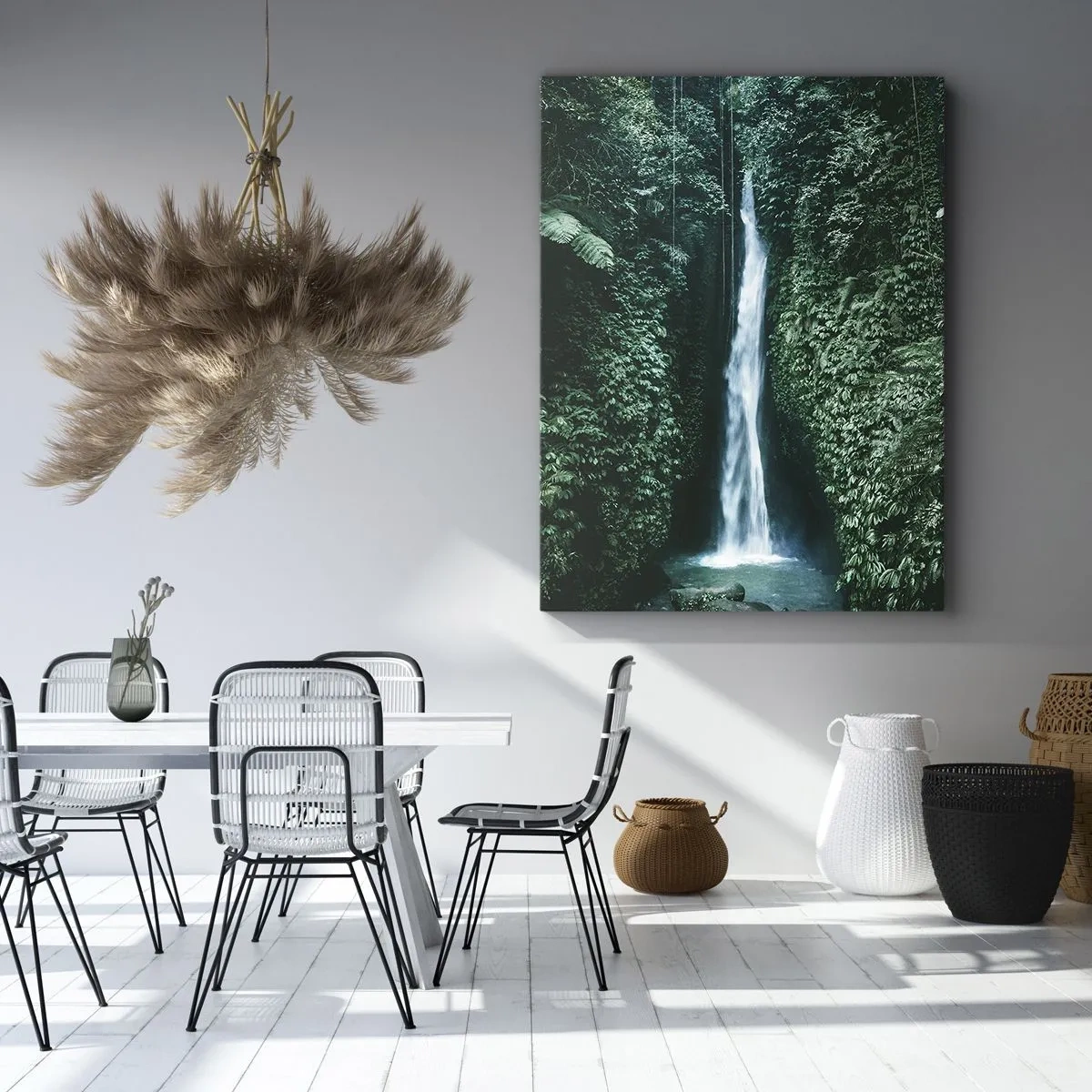 Canvas picture - Tropical Spring - 55x100 cm