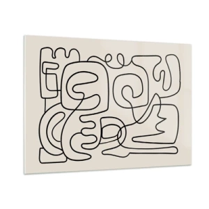 Glass picture - Tracing - 100x70 cm