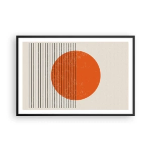 Poster in black frame - Always the Sun - 91x61 cm