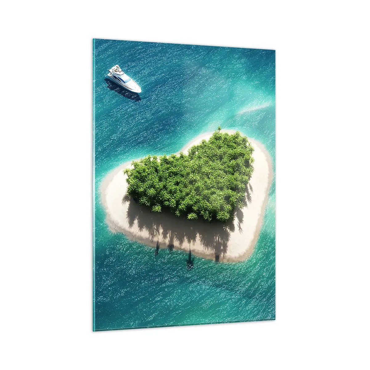 Glass picture - I Love Summer - 50x70 cm