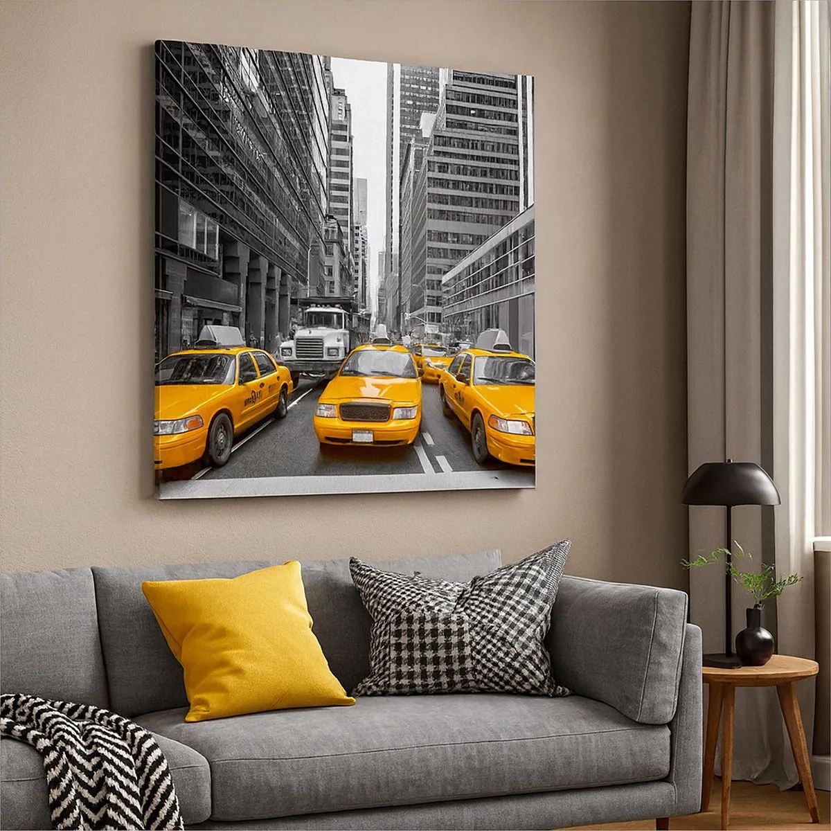 Canvas picture - We Paint the City - 30x30 cm