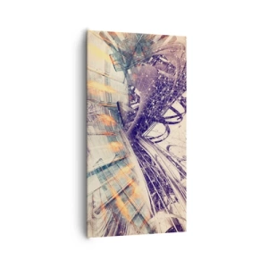 Canvas picture - At High Speed - 65x120 cm