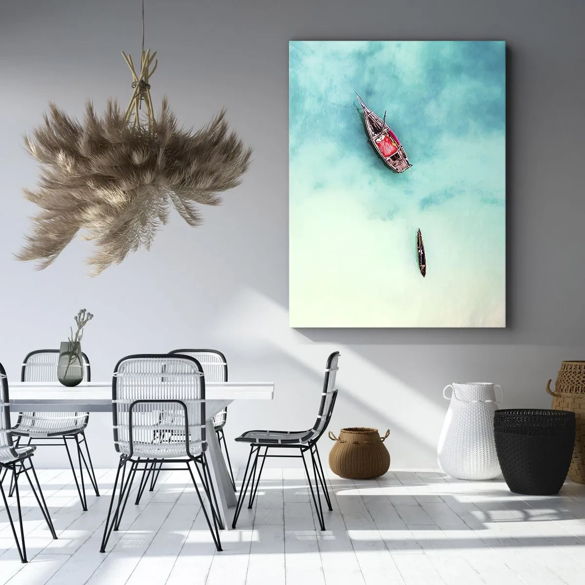 Canvas picture - On the Beaches of Zanzibar, When the Tide Is High - 50x70 cm