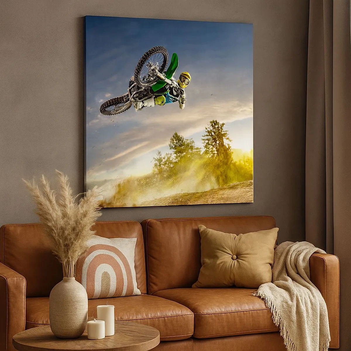 Canvas picture - Turn on Emotions! - 30x30 cm