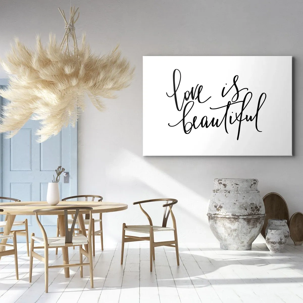 Canvas picture - Read and Repeat - 100x70 cm