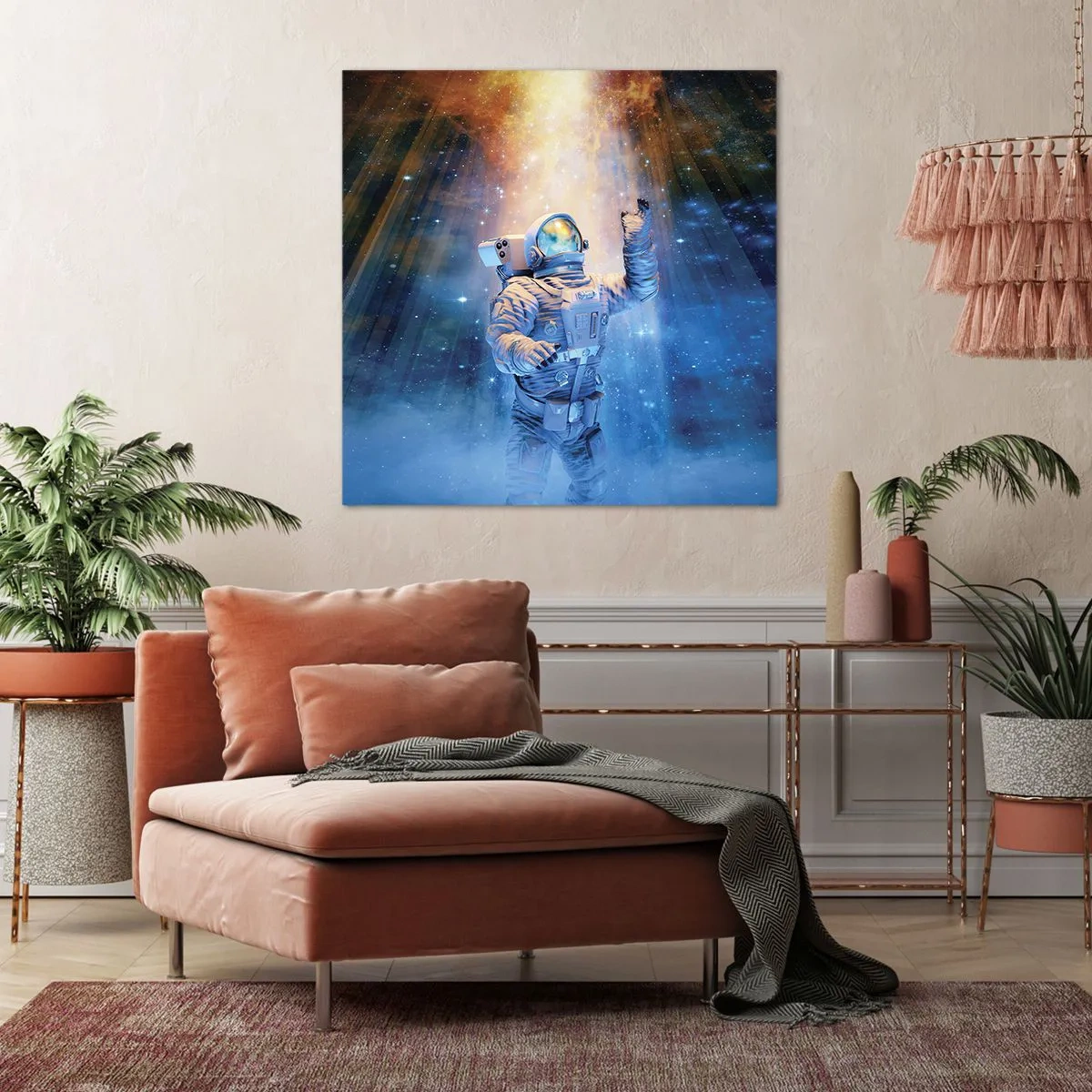 Canvas picture - Finally at the Destination - 60x60 cm