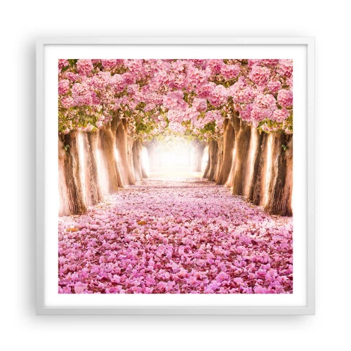 Poster in white frmae - Way to Heaven - 60x60 cm