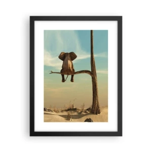 Poster in black frame - New Point of View - 30x40 cm