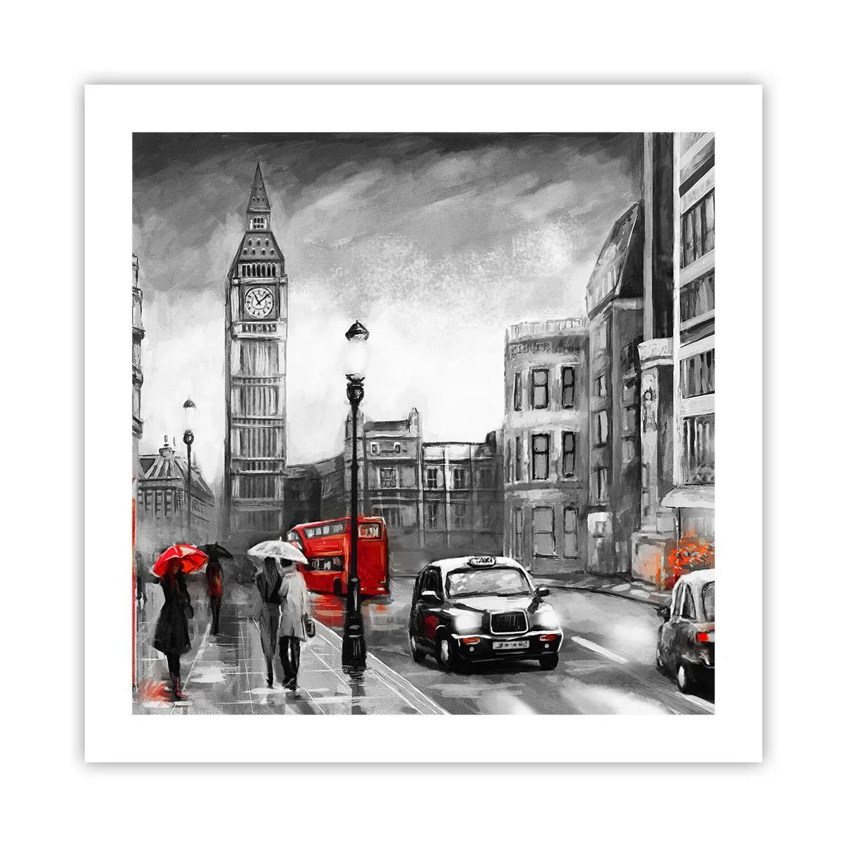 Poster - Not Such a Grey City - 50x50 cm