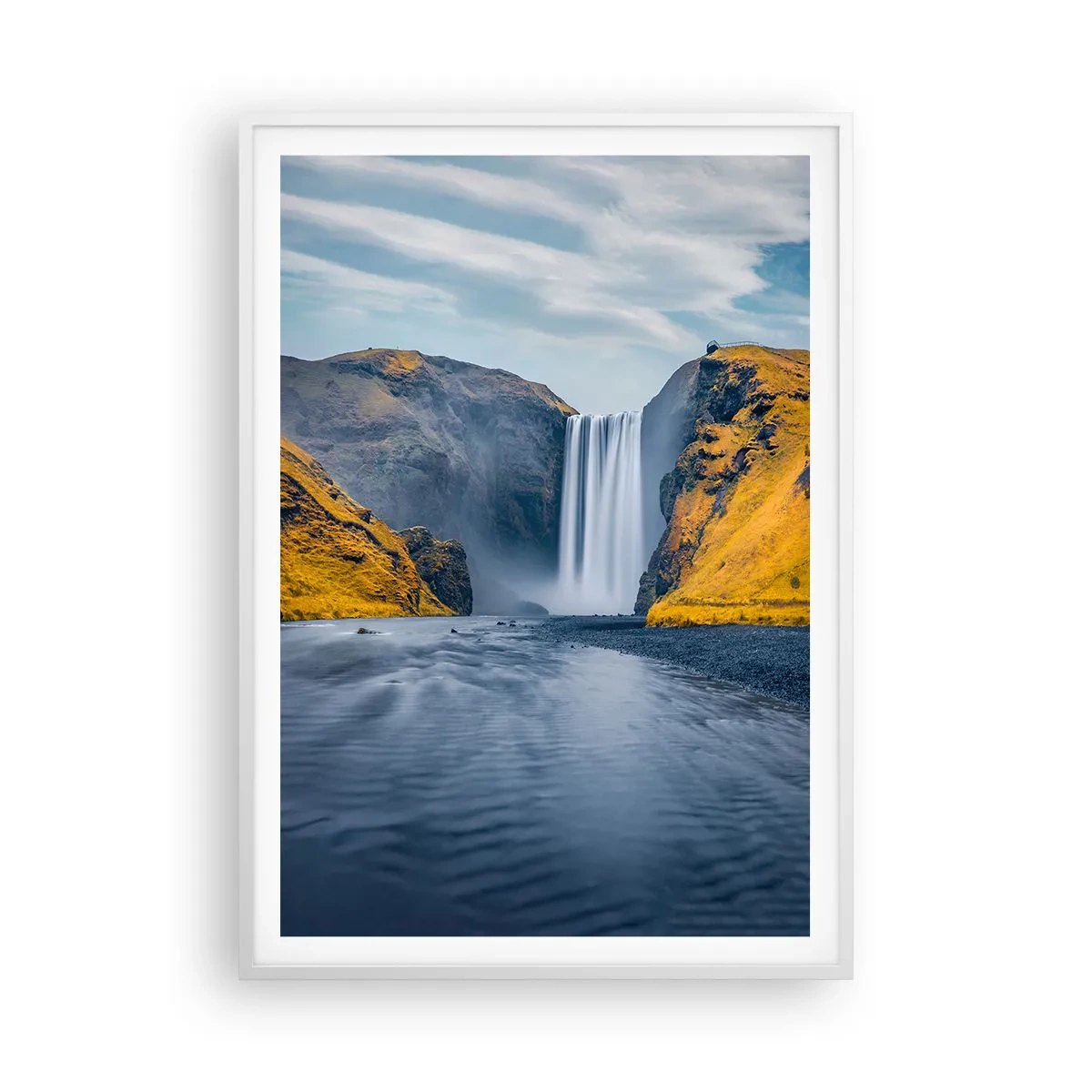 Poster in white frmae - Eternal Being, Eternal Movement - 70x100 cm