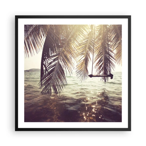 Poster in black frame - You Can Dream as Much as You Wish - 60x60 cm