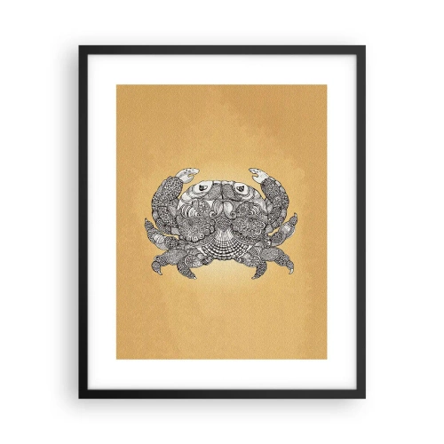 Poster in black frame - Tales of Mr Crab  - 40x50 cm