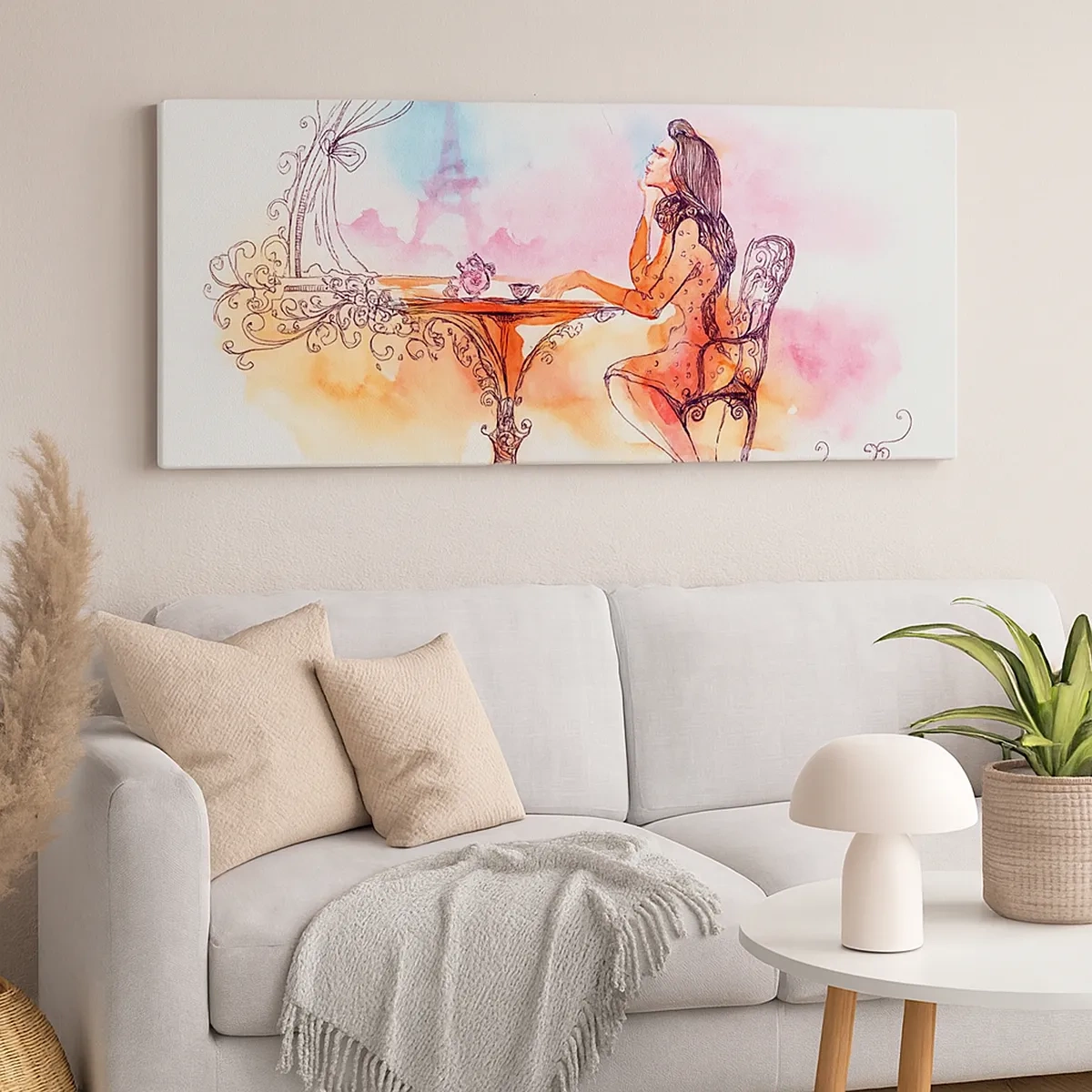 Canvas picture - Parisian Chic - 30x30 cm