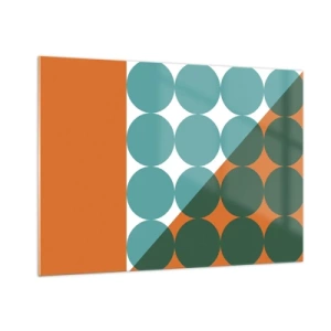 Glass picture - Upwards and Diagonally - 100x70 cm