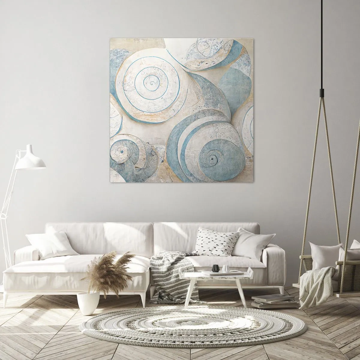 Canvas picture - What Does a Shell Hide? - 30x30 cm