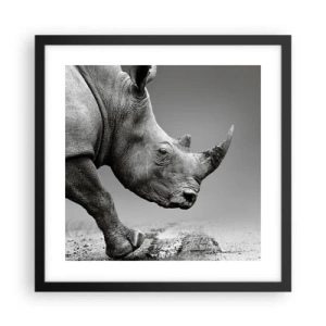 Poster in black frame - Uncontrolled Power - 40x40 cm