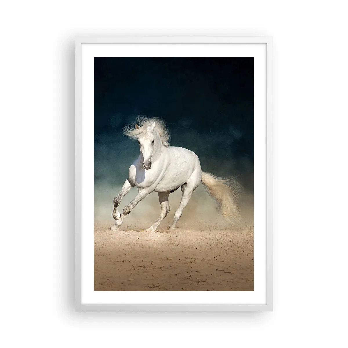 Poster in white frmae - Freedom in a Pure State - 50x70 cm