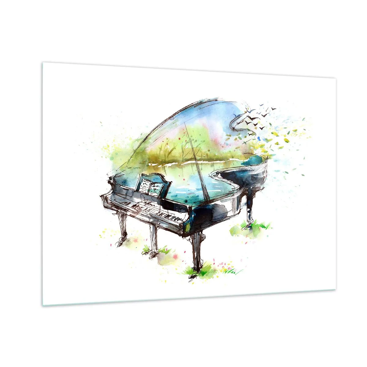 Glass picture - Enchanted in Music - 100x70 cm