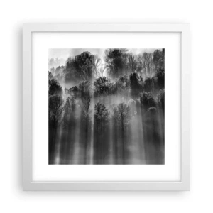 Poster in white frmae - In the Streams of Light - 30x30 cm