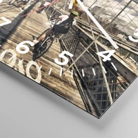 Clock face with numbers