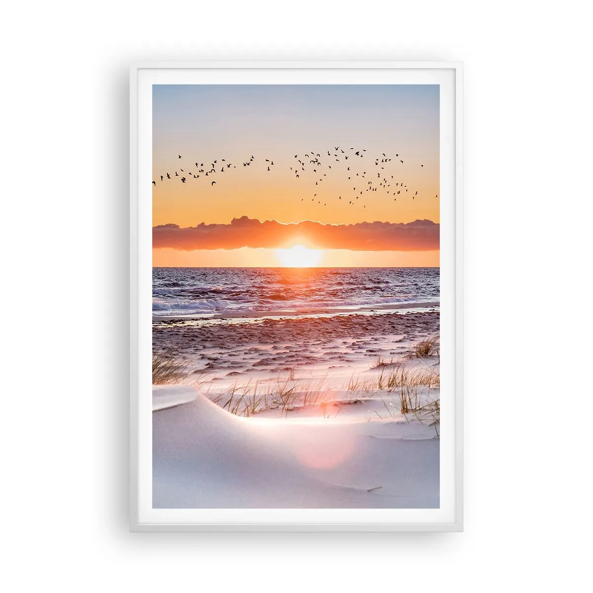 Poster in white frmae - Horizontal Landscape - 70x100 cm