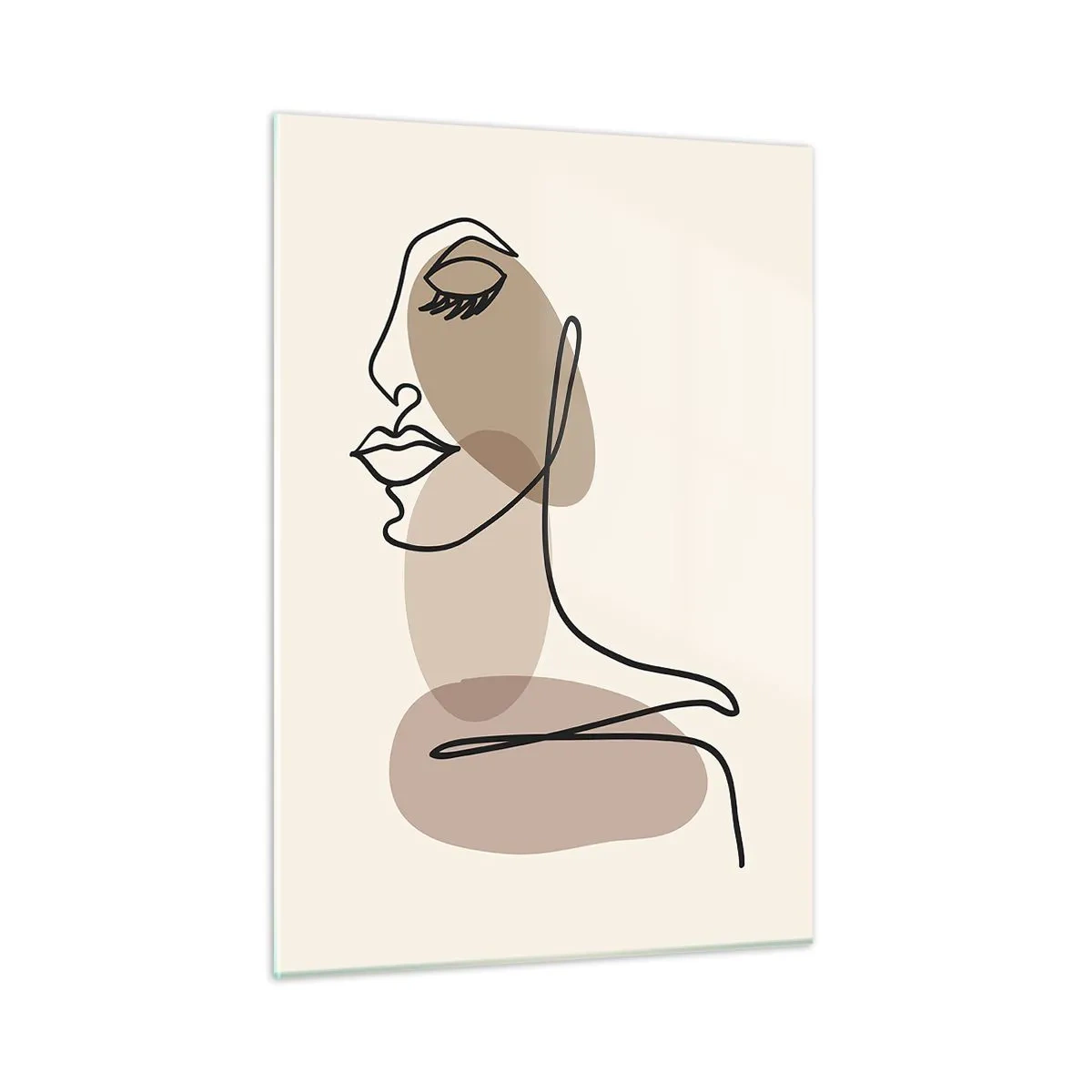 Glass picture - Certain Line of Beauty - 50x70 cm