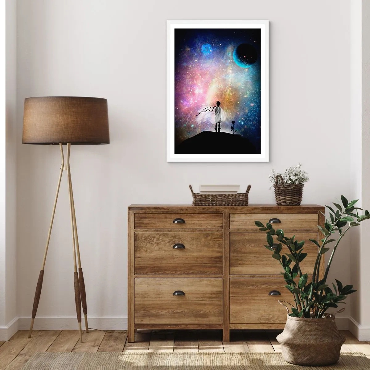 Poster in white frmae - Little Prince - 30x40 cm