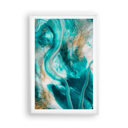 Poster in white frmae - River of Gold - 61x91 cm