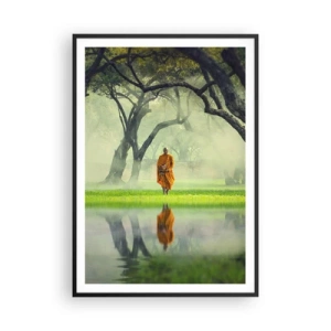 Poster in black frame - On the Way to Enlightenment - 70x100 cm