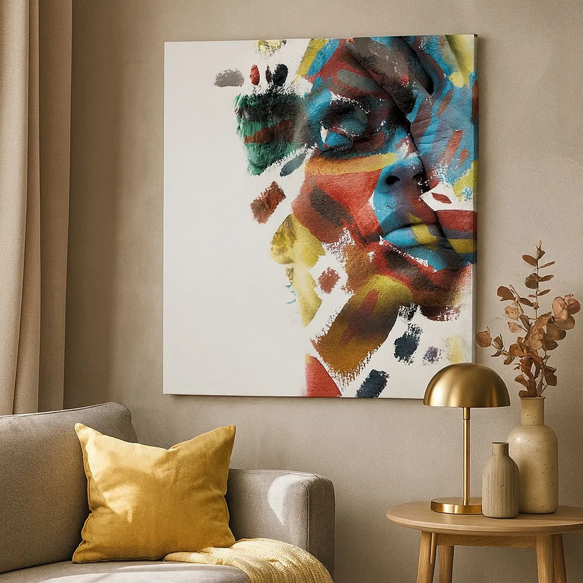 Canvas picture - Colourful Personality - 30x30 cm