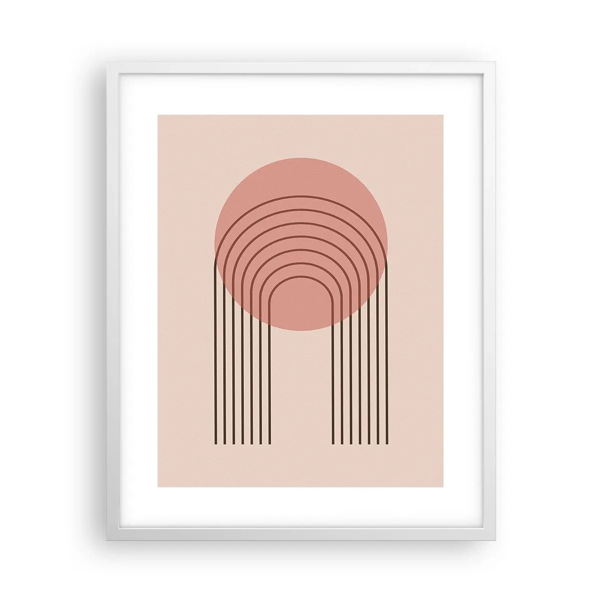 Poster in white frmae - Irresistible Attraction - 40x50 cm