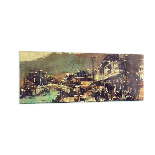 Glass picture - Life As a Abundance of Greyness - 140x50 cm