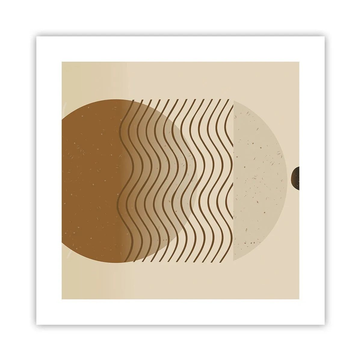 Poster - About the Origin of Geometrical Figures - 40x40 cm