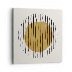 Canvas picture - Abstract Shivering from Heat - 30x30 cm