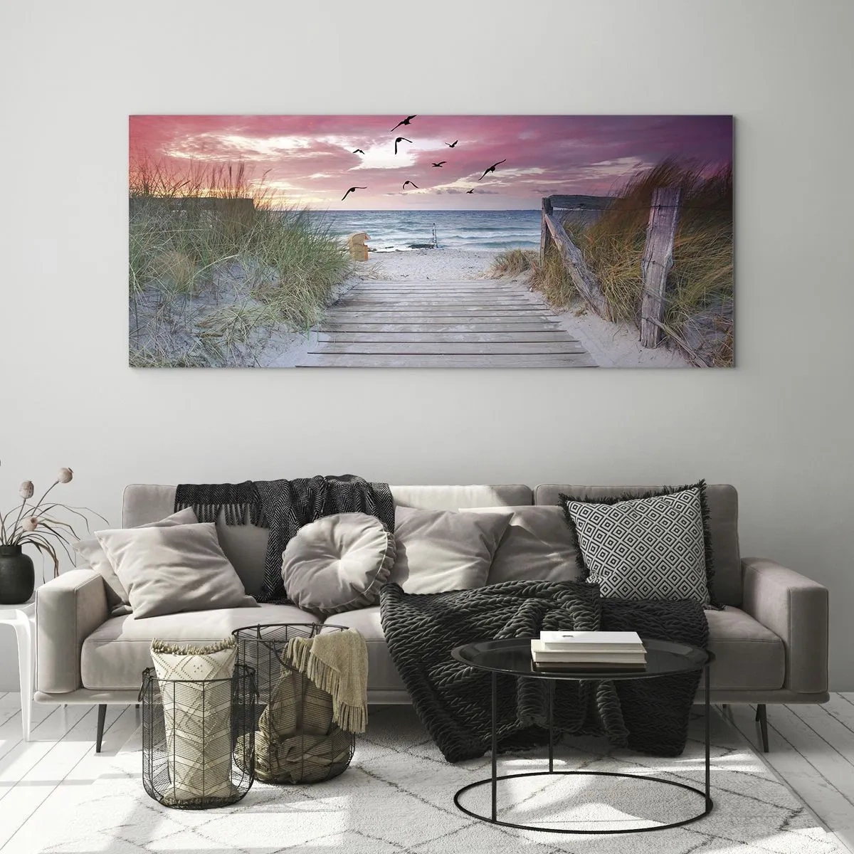 Glass picture - Baltic Impression - 90x30 cm