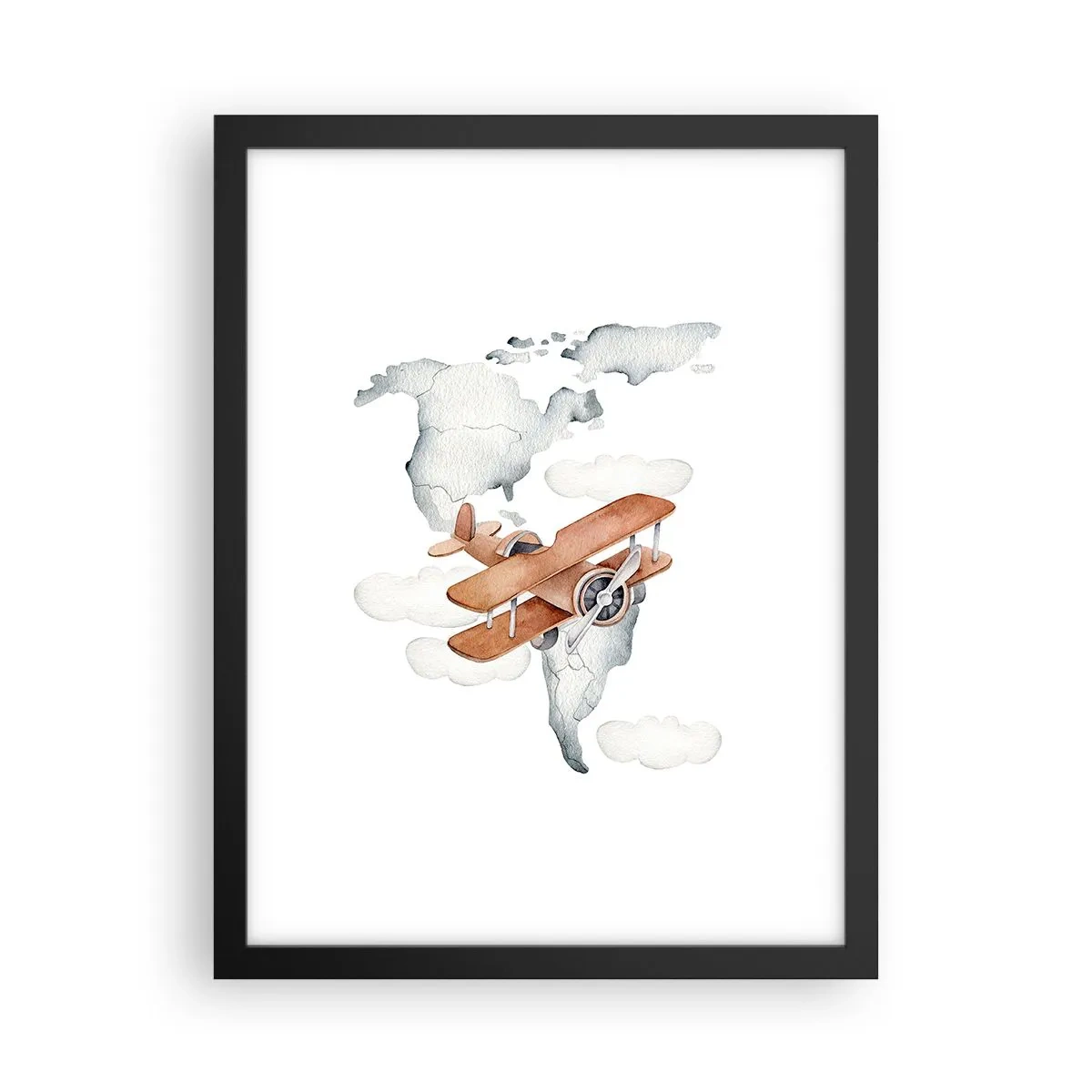 Poster in black frame - In a Pioneering Spirit - 30x40 cm