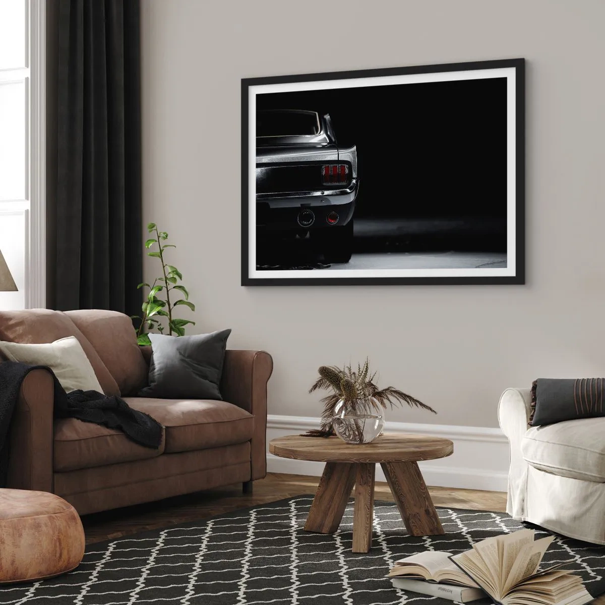 Poster in black frame - Charm of the Classic - 70x50 cm